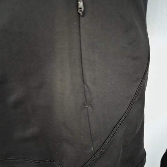 Lululemon Black Half Zip Jacket Top Size 6 - Picture 3 of 6